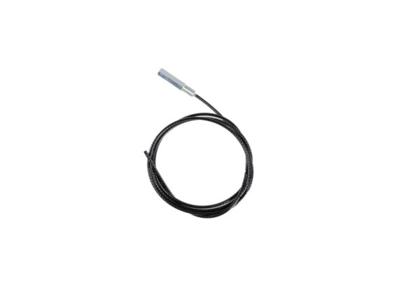 An Ortlieb Spare Wire Cable for Handlebar Mounting-Set is shown as a black wire cord twisted with one bolted end