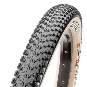 a Maxxis Ikon - 29 x 2.20 Tanwall tyre is shown with a knobby black tread pattern & light brown side walls